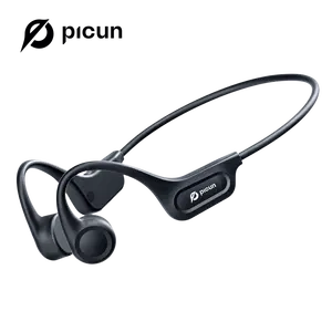 Fone de ouvido sem fio Picun T1 para esportes, condução óssea, fone de ouvido aberto, Bluetooth IP56, à prova d'água