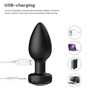 Plug Anale Vibrante Controllato da <span class=keywords><strong>App</strong></span>, in Silicone, Impermeabile, Massaggiatore Prostatico, Giocattolo Sessuale per Adulti - Product Image 3