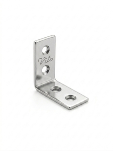 Heavy Duty Iron <b>Corner</b> <b>Bracket</b> 40X40X18 Zinc Coated Powder Coated Furniture Fitting Hardware <b>for</b> Wooden Furniture Metal Frame - Product Image 1