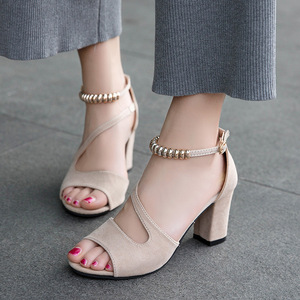 Nuove <span class=keywords><strong>Donne</strong></span> di estate Romana Sandali Tacco di Spessore Tacco Alto Casuali <span class=keywords><strong>Scarpe</strong></span> Bocca Dei Pesci delle <span class=keywords><strong>Donne</strong></span> di <span class=keywords><strong>Grandi</strong></span> Dimensioni - Product Image 6