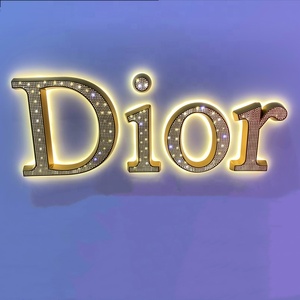 工厂制造的黄金商店字母名称商店标志打孔整个发光二极管字母标志发光标牌 - Product Image 2