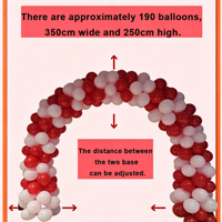 Arco de Globos Autoinflable Inteligente, Arco de Boda Autoinflable, Arco de Globos Autoinflable Premium