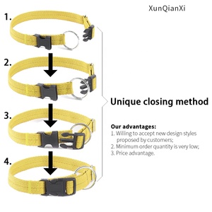 Collier tactique solide pour chien d'extérieur, personnalisé, double couche en nylon, pour chiens de chasse de taille moyenne à grande, résistant à l'usure, décoratif - Product Image 2