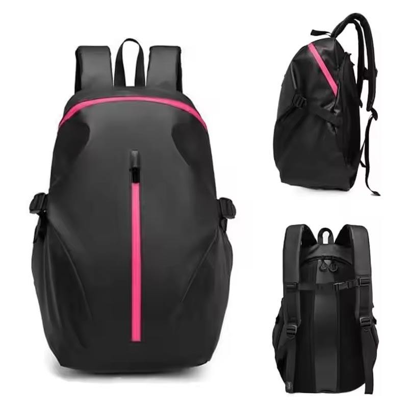 Black with pink zipper
