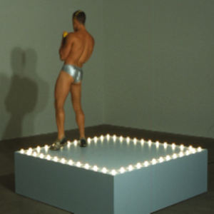 Lumières de scène Anneau Acier Pipe Dance LED Éclairage Abyss GoGo Plate-forme de danse Poteaux autoportants Argent Lamé Bikini Stripper - Product Image 1