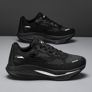 Chaussures de course pour hommes et femmes, respirantes, légères, athlétiques, antidérapantes, absorbant les chocs, tige en maille, semelle flexible, confortables, US15 - Product Image 4