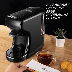 Cafetera 3 en 1 para Cápsulas de Café, Compatible con Nespresso y <span class=keywords><strong>Dolce</strong></span> <span class=keywords><strong>Gusto</strong></span>, para Hogar, Hotel u Oficina, 0.6L, 1450W - Product Image 3