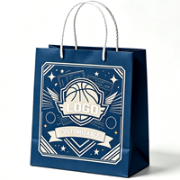 Sac en papier cartonné blanc écologique de qualité alimentaire personnalisé pour souvenirs de matchs sportifs et emballages cadeaux pour athlètes