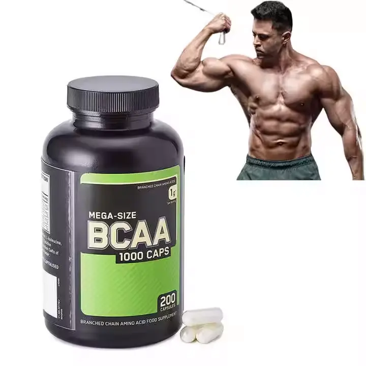 Factory OEM Private Label Amino Acid Creatine Monohydrate Supplements Sport Nutrition Bcaa Capsule