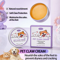 Crème pour pattes d'animaux TIANWEI 40g, baume pour pattes de chien et de chat, pour les coussinets des pieds, le nez, les coudes, hydratant, prévient les gerçures, nourrit naturellement