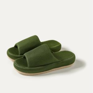 2025 Pantoufles d'été pour femmes à bout ouvert et plateforme plate, semelle extérieure en TPR amortie, design personnalisé - Product Image 4