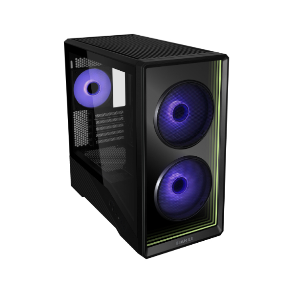 Linali Vector V150 INF Gaming PC Case Back-Connect M-ATX Chassis Infinity Mirror ARGB Case 360mm Radiator for Gaming PC Build