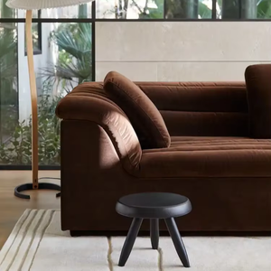 Sofá Modular en Forma de L de Tela de Pana de Lujo Moderno Disen, Sofá Modular de Tela, Sofá Curvo, Sofá con Descuento para Villa - Product Image 3