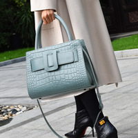 Sacs à main en cuir de crocodile PU tendance 2024 pour femmes, sacs à main de luxe pour femmes, sacs à bandoulière, sacs à main de créateurs