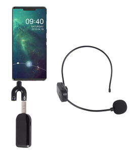 GAW-720 Casque <span class=keywords><strong>Micro</strong></span> À Condensateur Sans Fil <span class=keywords><strong>Mini</strong></span> <span class=keywords><strong>Micro</strong></span> Professionnel Casque 2 en 1 - Product Image 3