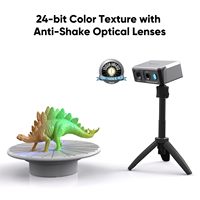Escáner 3D con Seguimiento Antivibración, Impresora 3D a Todo Color, Modelo Dental de Joyería, Escáner 3D Brillante para Android/iOS/Win10/MacOS