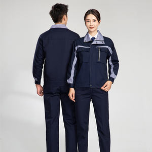 Conjunto de Uniforme de Trabajo de Chaqueta y Pantalones de Primavera Directo de Fábrica, Logotipo Personalizado, Traje de Construcción, Overoles, <span class=keywords><strong>Ropa</strong></span> de Reparación de Automóviles, <span class=keywords><strong>Ropa</strong></span> de Trabajo - Product Image 4