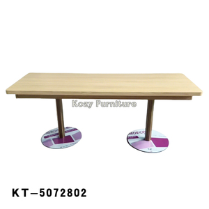 Mesa de Centro Moderna, Ecológica y Duradera, con Cajones Rectangulares para Almacenamiento, Ideal para Cafeterías, Restaurantes de Comida Rápida y Salas de Estar - Product Image 5