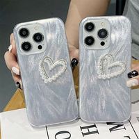 Coques de téléphone portable personnalisées à paillettes pour femmes et filles, design tendance, pour iPhone 17 Air 16 15 Plus Pro Max 14 13 12 11 X, protection antichoc