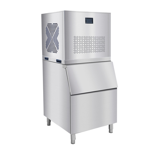 Commercial Snowflake Ice Maker 300kg 500gg Hotpot Restaurant Seafood School Restaurant Snowflake Crushed Particle Ice Maker