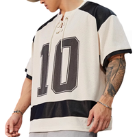 Jersey Hoki Es Unisex Cepat Kering Bernapas, Bordir Custom, Seragam Tim OEM, Sublimasi