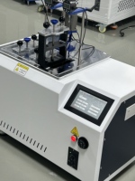 Aparato de Prueba de Punto de Suavización Vicat por Deflexión de Calor de Alta Precisión Guangce de 3 Estaciones con Pantalla Táctil de 7 Pulgadas