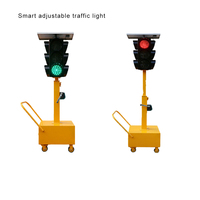 Feux de signalisation solaires portables à charge rapide avec lumière blanc chaud pour autoroutes éloignées et interventions d'urgence Fabriqués en Chine