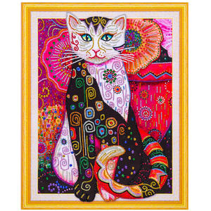 Peinture Diamant 5D DIY Personnalisée, Nouvelle Idée de Produit en Gros, Peinture Diamant Animale Chat Spéciale - Product Image 4