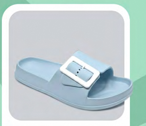 Sandali EVA Infradito con Cinturino Unico e Bottone, Unisex, Taglia 24, Estivi, Tinta Unita, Punta Aperta - Product Image 4