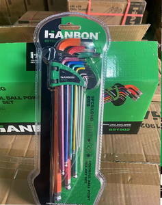 9 PCS Multi Bike riparazione della bicicletta colorato tipo L lungo braccio corto punto <span class=keywords><strong>a</strong></span> sfera Torx Star Allen <span class=keywords><strong>Set</strong></span> di <span class=keywords><strong>chiavi</strong></span> esagonali colorate - Product Image 5