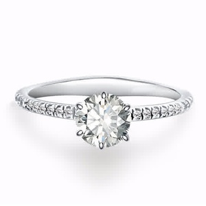 Venta al por mayor de joyería fina de moda de las mujeres de compromiso del anillo de bodas con circón para ocasiones especiales - Product Image 2