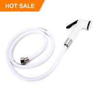 IFAN Ensemble de pulvérisateur de bidet WC auto-nettoyant en plastique ABS haute pression, type Shattaf, pour salle de bain