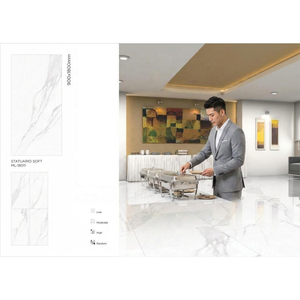 กระเบื้องพอร์ซเลนเคลือบเงา Travertino Classico ขนาด 900x1800 มม. ผิวขัดเงา สำหรับตกแต่งภายในสไตล์คลาสสิก - Product Image 4