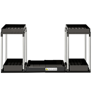 The <b>Sink</b> 2 Tier <b>Under</b> the <b>Sink</b> Organizer 2 Pack <b>Under</b> <b>Sink</b> Organizer and <b>Storage</b> - Product Image 1