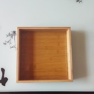 ถาดเสิร์ฟไม้ไผ่ ขนาดใหญ่ 30x25 ซม. ขนาดใหญ่พิเศษ 40x30 ซม. ขนาดยักษ์ 50x35 ซม. ลายไม้ธรรมชาติ สไตล์เรียบง่าย ใช้ในครัวเรือนและเชิงพาณิชย์ - Product Image 4