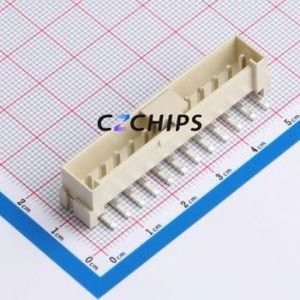 WT396VL-124C-0W Wire-to-Board Pin Header SMD,P=3.96mm Connector 1x12P 3.96mm Vertical Mount VH - Product Image 1