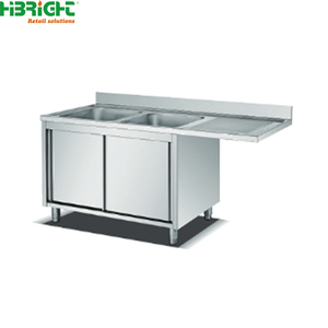 Custom Kitchen Specialist 201/304 Stainless Steel Triple Bowl Kitchen SInk Cabinet for Hotel Restaurant Proven Project <b>Record</b> - Product Image 4