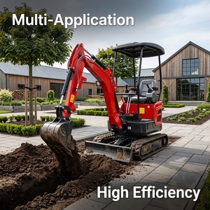 Mini-excavatrice CE EPA EURO5 avec châssis extensible et auvent pour travaux <span class=keywords><strong>de</strong></span> paysagisme, d'agriculture et <span class=keywords><strong>de</strong></span> construction - Product Image 3