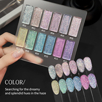 Vernis à ongles gel scintillant Xianmeng Série Glitter 2026 – Nouveau gel couleur éclatante pour salons de manucure professionnels (nécessite une lampe UV pour sécher)