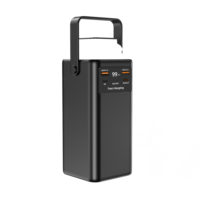 Venta al por mayor 30000 50000 Mah Power Bank carga rápida cargador externo 30000mAh 50000 mAh cargador PowerBanks luz LED para todos los teléfonos