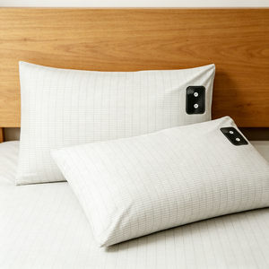 Housse de coussin de mise à <span class=keywords><strong>la</strong></span> terre à alimentation directe d'usine avec cordon de mise à <span class=keywords><strong>la</strong></span> terre, doublure en <span class=keywords><strong>fibre</strong></span> d'argent à 10 %, douce et respirante - Product Image 1