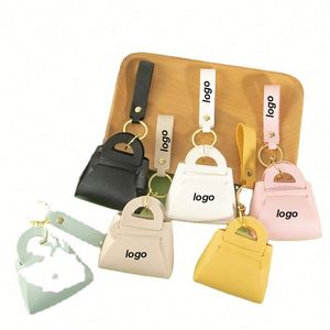 Car Keyring Manufacturer Wholesale Key Chain <b>Custom</b> Brand Logo Souvenir Promotional Pu Leather <b>Keychain</b> - Product Image 1