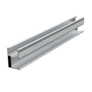 Rail de montage de panneaux solaires en aluminium à <span class=keywords><strong>prix</strong></span> de gros, accessoires de fixation, installation facile, rail <span class=keywords><strong>pour</strong></span> module PV, système de toiture solaire - Product Image 1