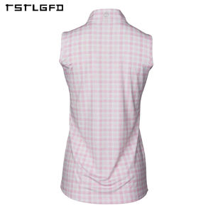 Vêtements d'équitation d'été pour femmes en gros, manches courtes, col montant, respirant, séchage rapide pour chemises - Product Image 5