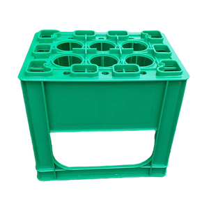Caisse d'eau minérale empilable 450x365x315mm (17.72x14.37x 12.4in) HDPE résistant pour le transport de boissons - Product Image 4