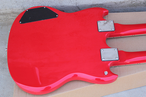 Guitarra Eléctrica Flyoung <span class=keywords><strong>de</strong></span> Doble Mástil (6 + <span class=keywords><strong>12</strong></span> <span class=keywords><strong>Cuerdas</strong></span>) Roja a Precio Económico - Product Image 5