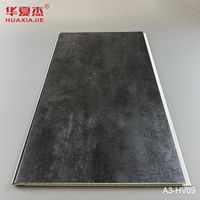 Panel de Pared de PVC Impermeable e Ignífugo, Diseño Moderno de Mármol Gris Oscuro, Fácil de Limpiar, Soluciones de Diseño Gráfico para Uso en Hoteles y Hogares