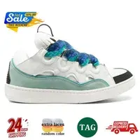 Sepatu Sneakers Kulit Asli Pria Desainer Lanves Tren Mode 2025, Platform Kustom, Mewah, Penambah Tinggi, Gaya Berjalan - Product Image 4