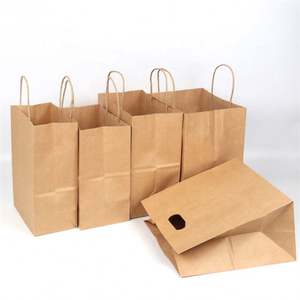 KM Wholesale, conception personnalisée d'emballages alimentaires, sacs en papier kraft pour la restauration rapide, sacs à emporter pour les restaurants, nuggets de poulet frit - Product Image 3