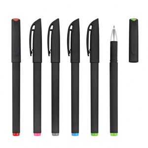 Bolígrafos de Rodillo de Plástico Negros Personalizados con Logotipo para Niños, Bolígrafos de Rodillo para Regalos Escolares, Bolígrafos al por Mayor - Product Image 2